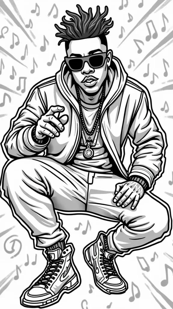 nle choppa coloring pages